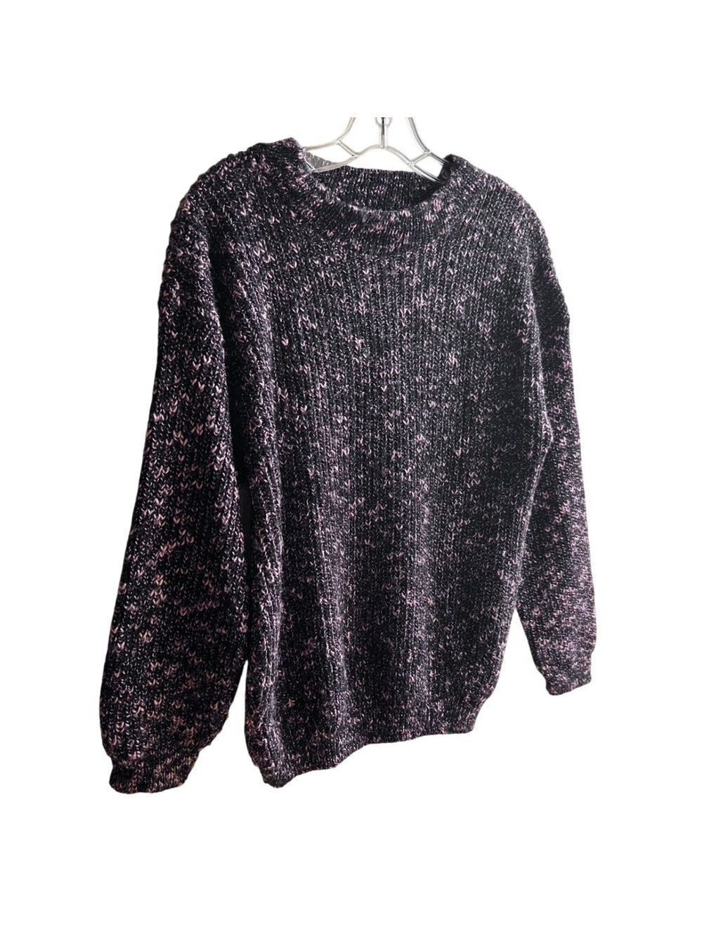 Vintage ADELE Knitwear Made in U.S.A Crew Neck Sweater Medium